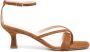 Anna F. 3269 70mm suede sandals Brown - Thumbnail 1