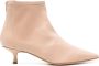 Anna F. 45mm leather ankle boots Neutrals - Thumbnail 1