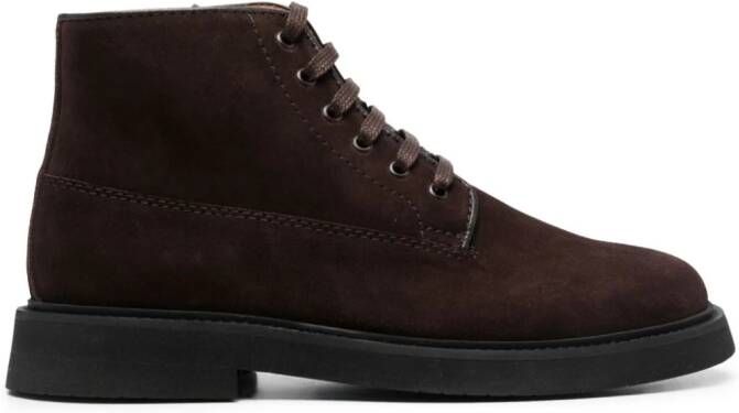 A.P.C. suede ankle boots Brown