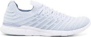 APL: ATHLETIC PROPULSION LABS ribbed-knit low-top sneakers Blue