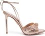 Aquazzura 110mm embellished lace-up sandals Pink - Thumbnail 1