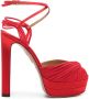 Aquazzura 135mm twist detail sandals Red - Thumbnail 1