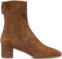 Aquazzura 60mm suede ankle boots Brown - Thumbnail 1