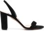 Aquazzura 90mm heeled suede sandals Black - Thumbnail 1