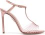 Aquazzura Amore Mio 105mm leather sandals Pink - Thumbnail 1