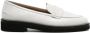 Aquazzura Aqua chain-detailed leather loafers White - Thumbnail 1