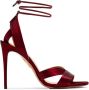 Aquazzura Ari 105mm tie-fastening sandals Red - Thumbnail 1