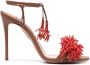 Aquazzura beaded high-heel sandals Brown - Thumbnail 1