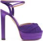Aquazzura Bellini Beauty Plateau 135mm sandals Purple - Thumbnail 1