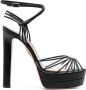 Aquazzura Call Me 130mm wedge sandals Black - Thumbnail 1