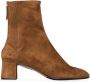 Aquazzura camel brown Saint Honore 50 suede ankle boots - Thumbnail 1