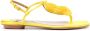 Aquazzura Chain of Love flat sandals Yellow - Thumbnail 1