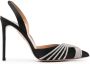 Aquazzura crystal-embellished 115mm heeled pumps Black - Thumbnail 1