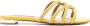 Aquazzura crystal-embellished flat sandals Yellow - Thumbnail 1
