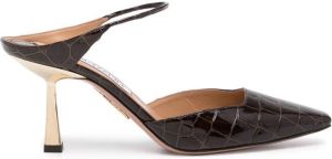 Aquazzura Iconic 75mm pumps Brown