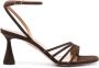 Aquazzura Latour 75mm suede sandals Brown - Thumbnail 1