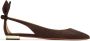 Aquazzura leather ballerina shoes Brown - Thumbnail 1