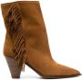 Aquazzura Marfa 70mm suede boots Brown - Thumbnail 1