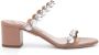 Aquazzura Maxi Tequila 50mm crystal-embellished sandals Pink - Thumbnail 1