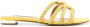 Aquazzura Moondust embellished flat sandals Yellow - Thumbnail 1