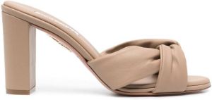Aquazzura Olie 85mm sandals Neutrals