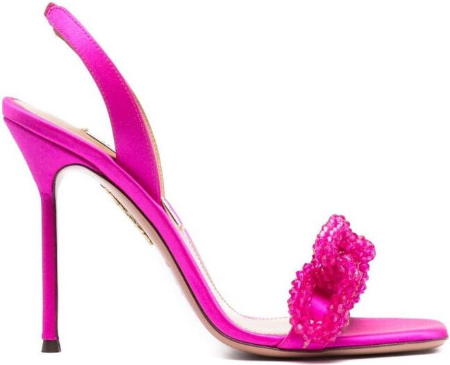 Aquazzura Orchid 115mm stiletto sandals Pink
