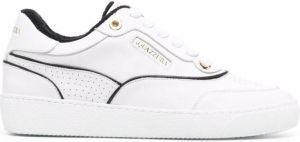 Aquazzura panelled low-top leather sneakers White