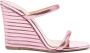 Aquazzura Riviera 105mm wedge sandals Pink - Thumbnail 1