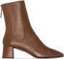 Aquazzura Saint Honore 50mm ankle boots Brown - Thumbnail 1
