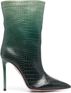 Aquazzura So Matignon 105mm ankle boots Green