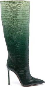 Aquazzura So Matignon 105mm boots Green