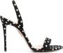 Aquazzura So Nude 105mm polka dot sandals Black - Thumbnail 1