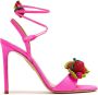 Aquazzura Strawberry Punch 105mm leather sandals Pink - Thumbnail 1