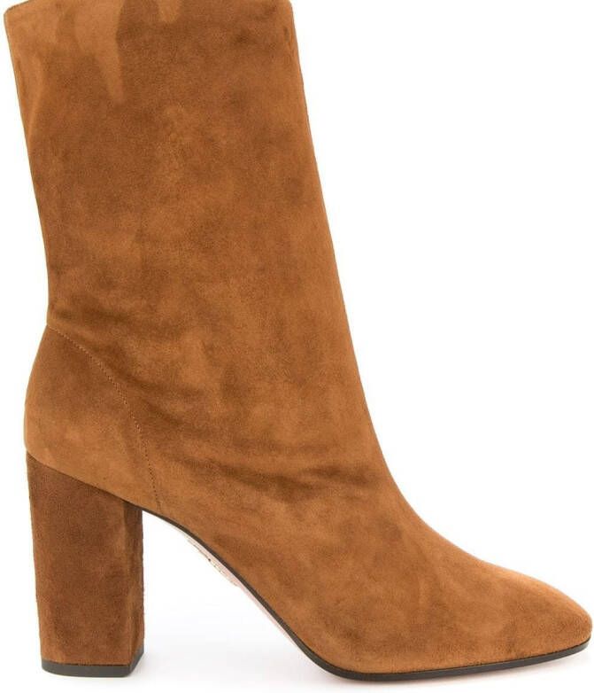 Aquazzura Tito booties Brown