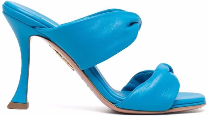 Aquazzura Twist 95 slip-on sandals Blue