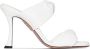 Aquazzura Twist 95mm leather sandals White - Thumbnail 1