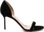 Aquazzura Uptown 85mm suede sandals Black - Thumbnail 1