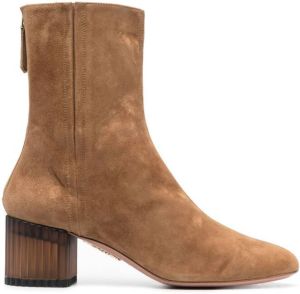 Aquazzura Very Tribeca 50mm ankle boots Brown