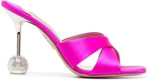 Aquazzura Yedhi disco ball sandals Pink