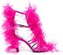 AREA x Sergio Rossi Amazona 100mm sandals Pink - Thumbnail 1