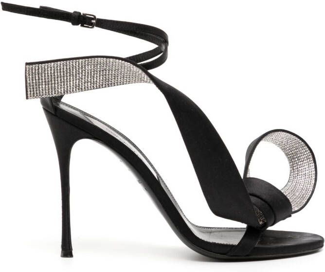 AREA x Sergio Rossi Marquise sandals Black