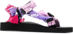 Arizona Love bandana-detail open-toe sandals Pink