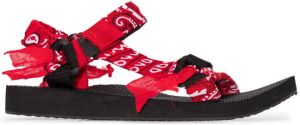Arizona Love Trekky bandana sandals Red