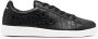 Armani Exchange embossed-logo low-top sneakers Black - Thumbnail 1