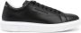 Armani Exchange leather low-top sneakers Black - Thumbnail 1