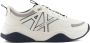 Armani Exchange logo-embossed chunky sneakers White - Thumbnail 1