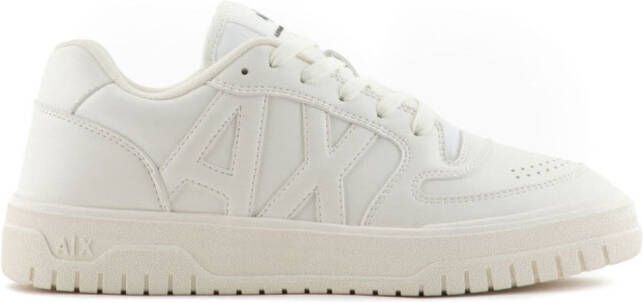 Armani Exchange logo-embossed low-top sneakers White