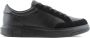 Armani Exchange logo-perforated lace-up sneakers Black - Thumbnail 1