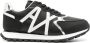 Armani Exchange logo-print low-top sneakers Black - Thumbnail 1