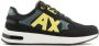 Armani Exchange logo-print low-top sneakers Black - Thumbnail 1